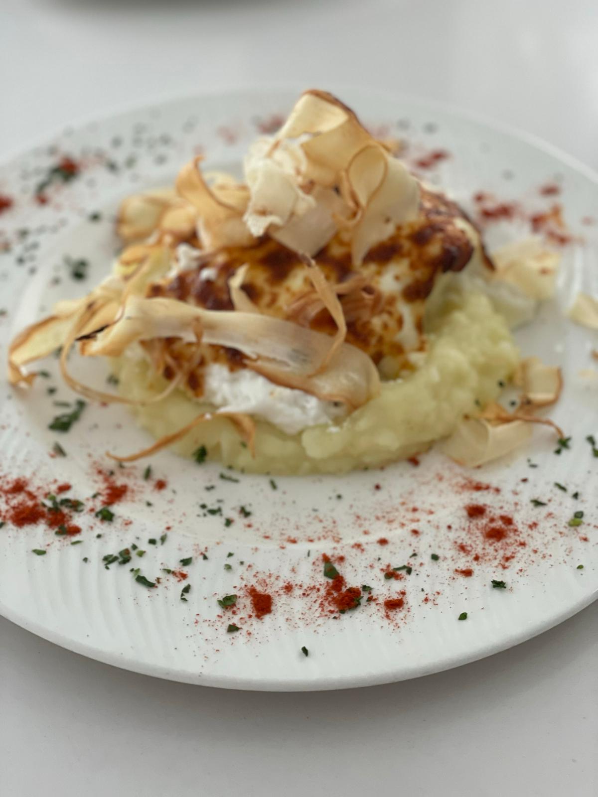 Queso de cabra gratinado
